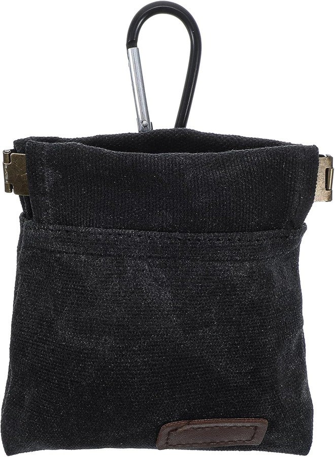 Ahltoiex Puppy Training Treat Pouch Dog Treat Pouch Treat Pouches for Pet Training Black Pocket Sized Pet Training Pouch Portable Puppy Dog Training Treat Bag Self Closing Pet Feed Reward (Black) - Image 1